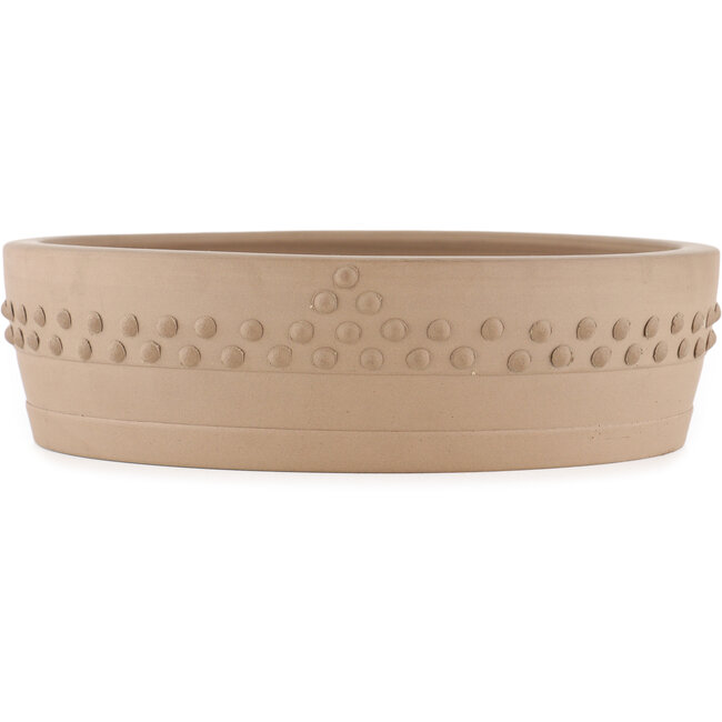 Pot à bonsaï rond non émaillé de Shoko - 255 x 255 x 72 mm