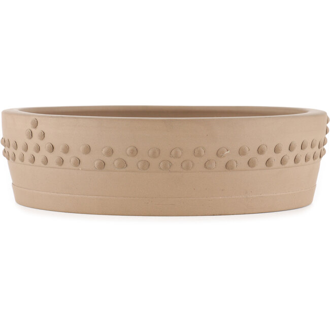 Vaso bonsai rotondo non smaltato di Shoko - 255 x 255 x 72 mm