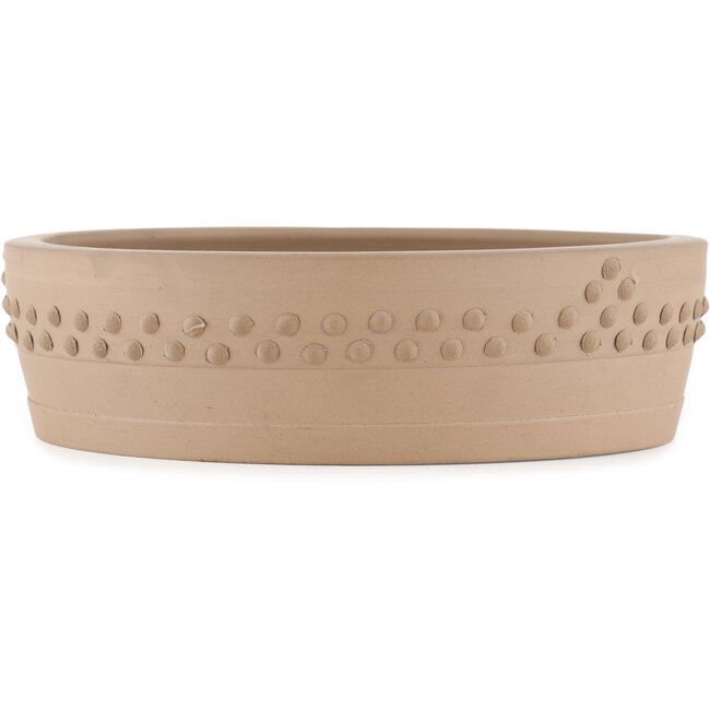 Pot à bonsaï rond non émaillé de Shoko - 255 x 255 x 72 mm