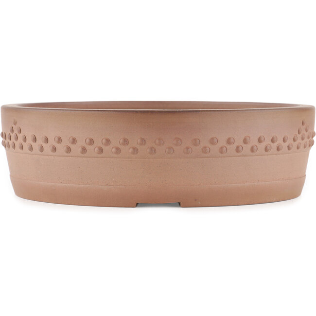 Pot à bonsaï rond non émaillé par Itouen - 265 x 265 x 75 mm