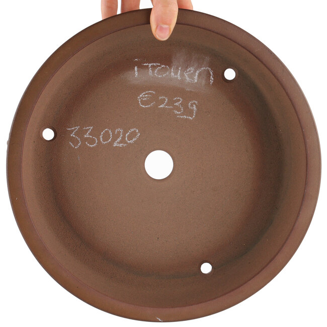 Vaso bonsai rotondo non smaltato di Itouen - 265 x 265 x 75 mm
