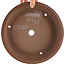 Pot à bonsaï rond non émaillé par Itouen - 265 x 265 x 75 mm