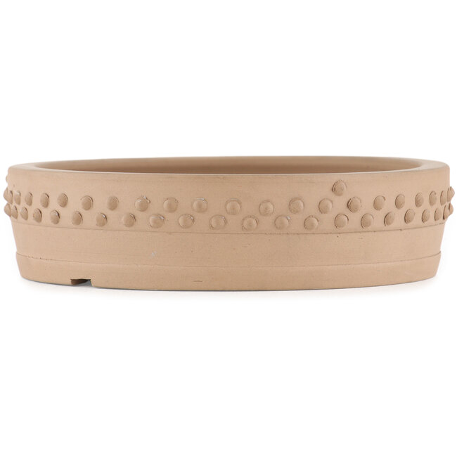 Pot à bonsaï rond non émaillé de Shoko - 200 x 200 x 50 mm