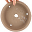 Pot à bonsaï rond non émaillé de Shoko - 200 x 200 x 50 mm