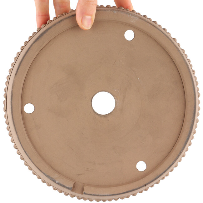 Pot à bonsaï rond non émaillé de Shoko - 200 x 200 x 50 mm