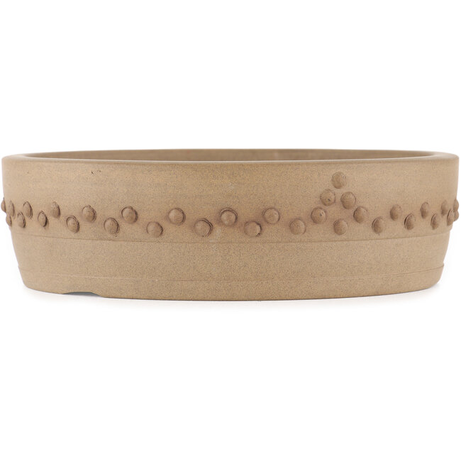 Pot à bonsaï rond non émaillé par Itouen - 215 x 215 x 60 mm