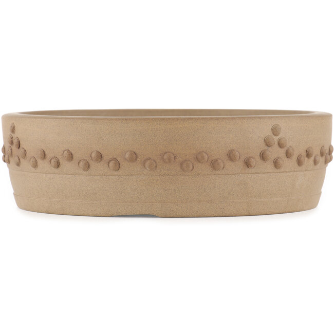 Runder unglasierter Bonsai-Topf von Itouen - 215 x 215 x 60 mm