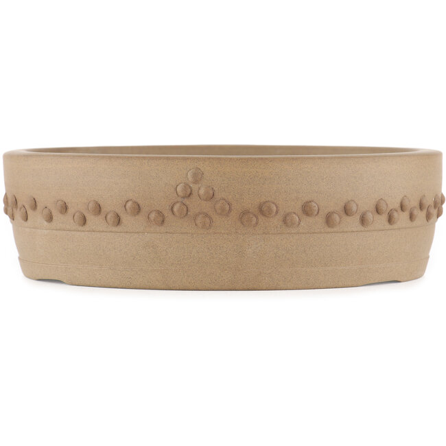 Pot à bonsaï rond non émaillé par Itouen - 215 x 215 x 60 mm