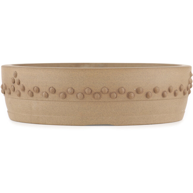 Pot à bonsaï rond non émaillé par Itouen - 215 x 215 x 60 mm