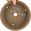 Maceta para bonsái redonda sin esmaltar de Itouen - 215 x 215 x 60 mm