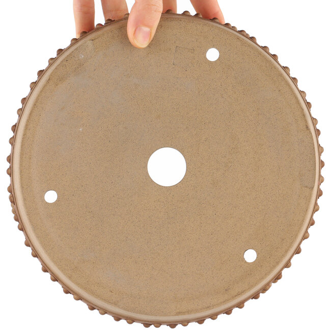 Pot à bonsaï rond non émaillé par Itouen - 210 x 210 x 60 mm