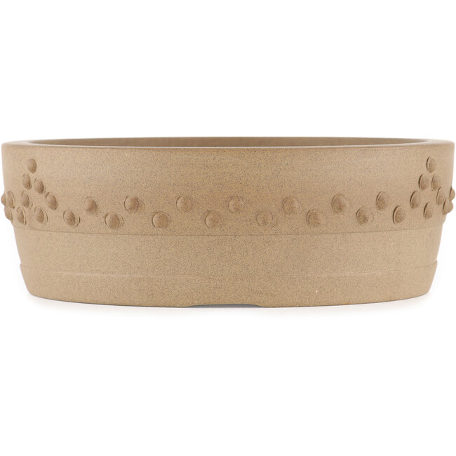 Pot à bonsaï rond non émaillé par Itouen - 195 x 195 x 60 mm