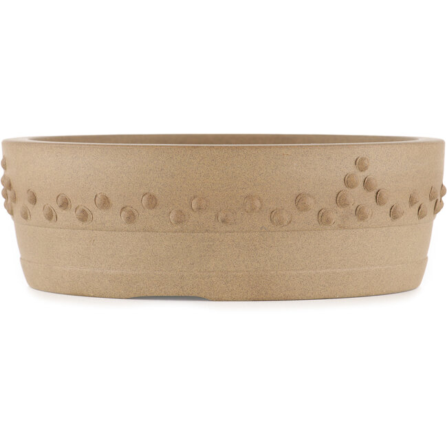 Pot à bonsaï rond non émaillé par Itouen - 195 x 195 x 60 mm