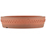 Maceta para bonsái redonda sin esmaltar de Shoko - 235 x 235 x 55 mm