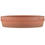 Maceta para bonsái redonda sin esmaltar de Shoko - 235 x 235 x 55 mm
