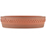 Maceta para bonsái redonda sin esmaltar de Shoko - 235 x 235 x 55 mm