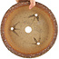 Pot à bonsaï rond non émaillé - 250 x 250 x 80 mm