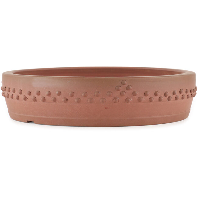 Pot à bonsaï rond non émaillé de Shoko - 285 x 285 x 65 mm