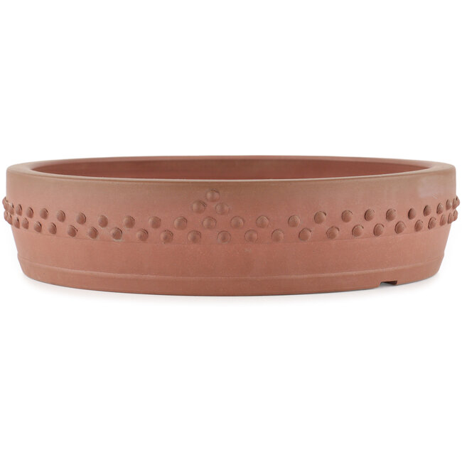 Vaso bonsai rotondo non smaltato di Shoko - 285 x 285 x 65 mm