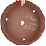 Pot à bonsaï rond non émaillé de Shoko - 285 x 285 x 65 mm