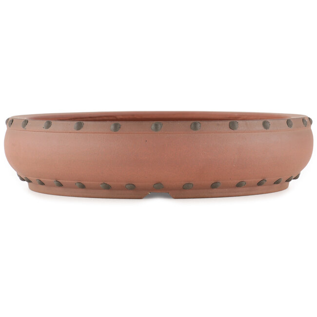 Pot à bonsaï rond non émaillé par Itouen - 260 x 260 x 60 mm