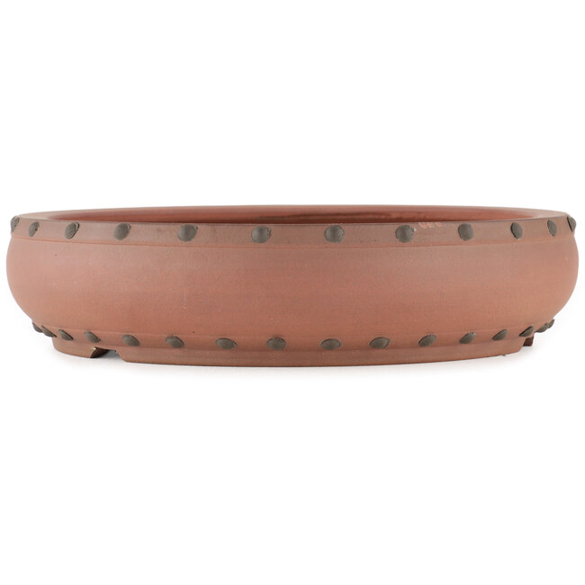 Runder unglasierter Bonsai-Topf von Itouen - 260 x 260 x 60 mm