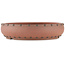 Maceta para bonsái redonda sin esmaltar de Itouen - 260 x 260 x 60 mm