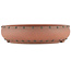 Maceta para bonsái redonda sin esmaltar de Itouen - 260 x 260 x 60 mm