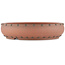 Maceta para bonsái redonda sin esmaltar de Itouen - 260 x 260 x 60 mm