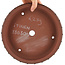 Pot à bonsaï rond non émaillé par Itouen - 260 x 260 x 60 mm