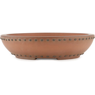 Ito(u)en Pot à bonsaï rond non émaillé de 260 mm par Itouen, Japon