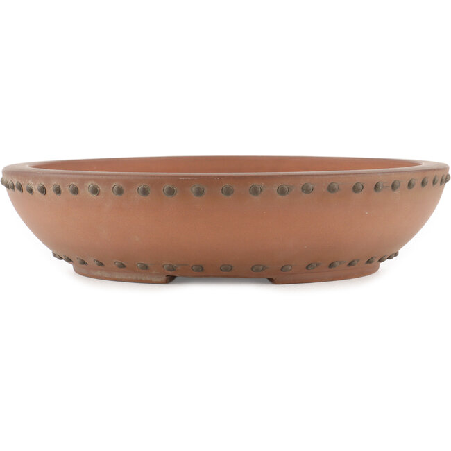 Pot à bonsaï rond non émaillé par Itouen - 260 x 260 x 60 mm