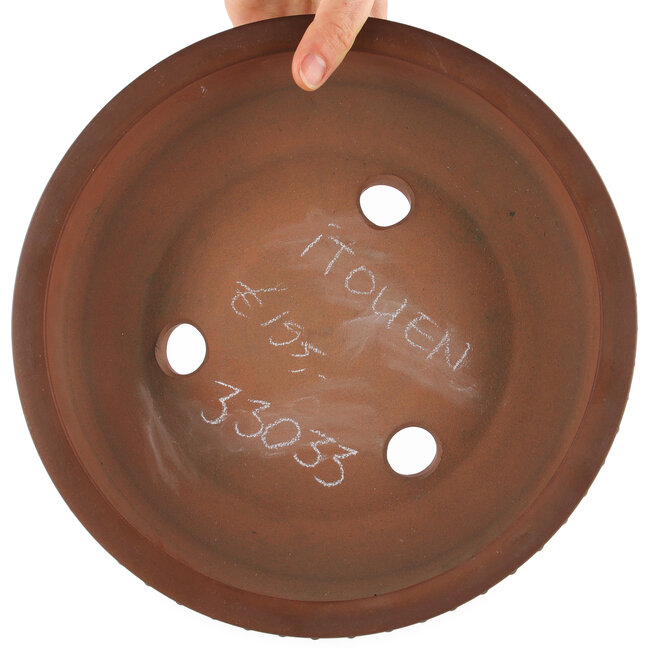 Vaso bonsai rotondo non smaltato di Itouen - 260 x 260 x 60 mm