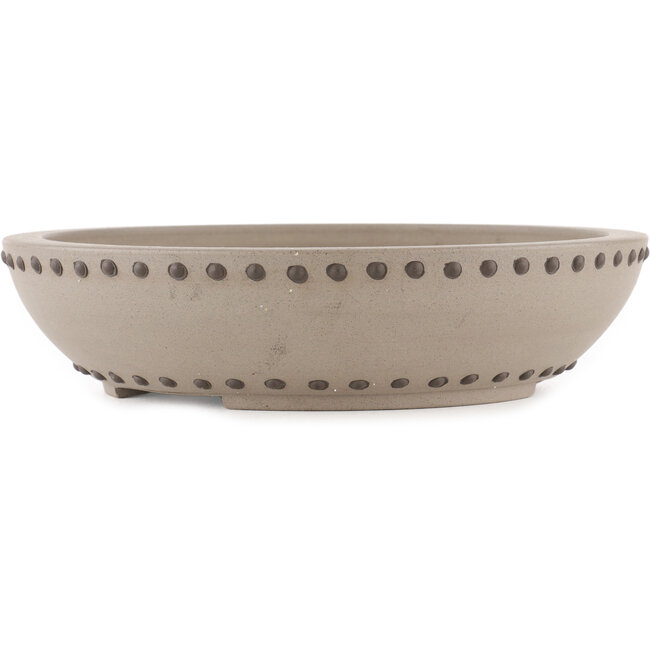 Pot à bonsaï rond non émaillé par Itouen - 265 x 265 x 60 mm