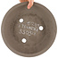 Pot à bonsaï rond non émaillé par Itouen - 265 x 265 x 60 mm