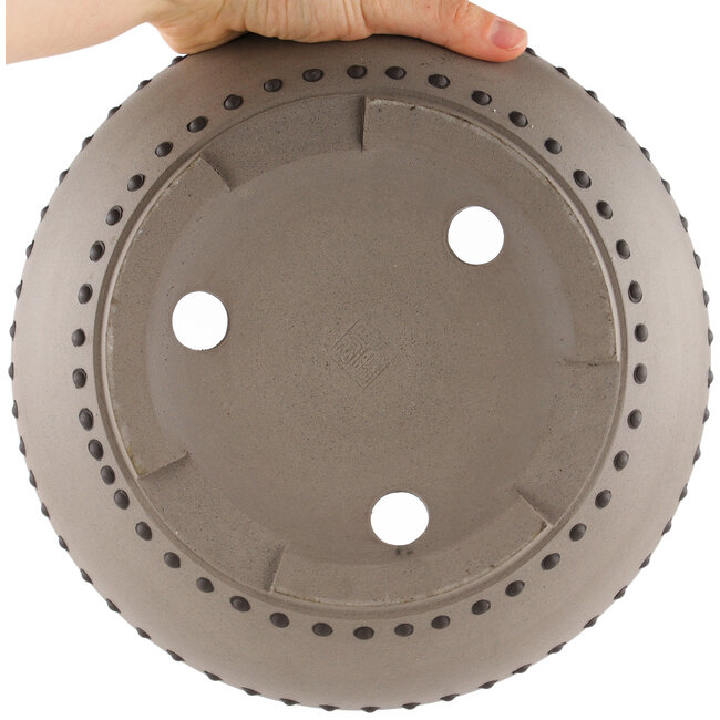 Pot à bonsaï rond non émaillé par Itouen - 265 x 265 x 60 mm