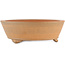 Round unglazed bonsai pot by Itouen - 250 x 250 x 80 mm