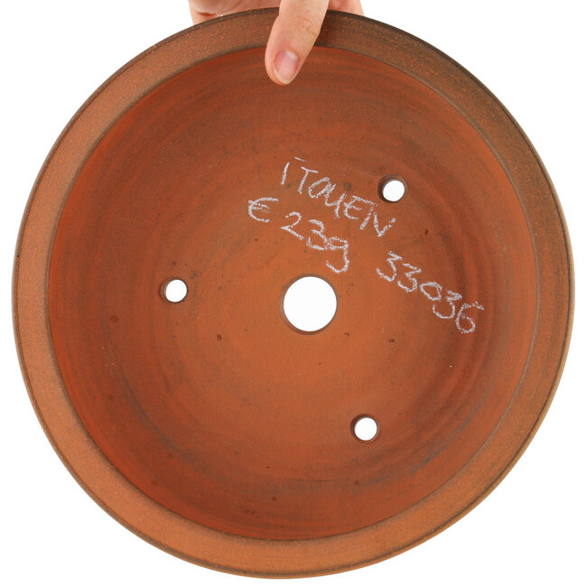 Vaso bonsai rotondo non smaltato di Itouen - 250 x 250 x 80 mm