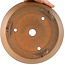 Pot à bonsaï rond non émaillé par Itouen - 250 x 250 x 80 mm