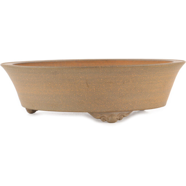 Runder unglasierter Bonsai-Topf von Itouen - 250 x 250 x 75 mm