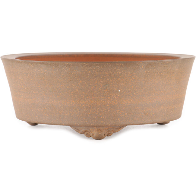 Pot à bonsaï rond non émaillé par Itouen - 205 x 205 x 80 mm