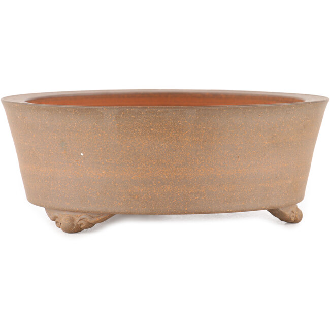 Pot à bonsaï rond non émaillé par Itouen - 205 x 205 x 80 mm