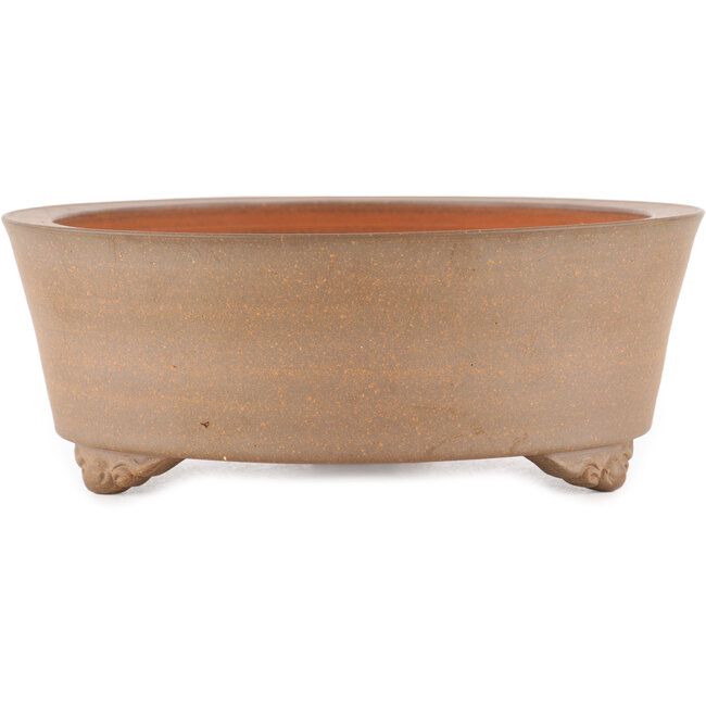 Pot à bonsaï rond non émaillé par Itouen - 205 x 205 x 80 mm