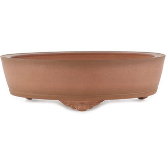Ito(u)en Pot à bonsaï rond non émaillé de 220 mm par Itouen, Japon
