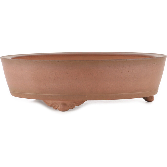 Maceta para bonsái redonda sin esmaltar de Itouen - 220 x 220 x 64 mm