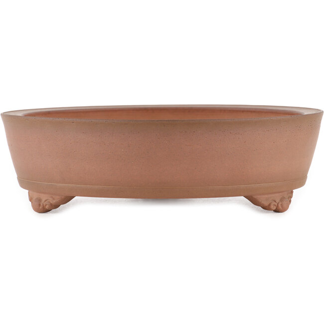 Maceta para bonsái redonda sin esmaltar de Itouen - 220 x 220 x 64 mm