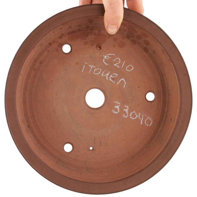 Vaso bonsai rotondo non smaltato di Itouen - 220 x 220 x 64 mm