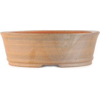 Ito(u)en 220 mm round unglazed bonsai pot by Itouen, Japan