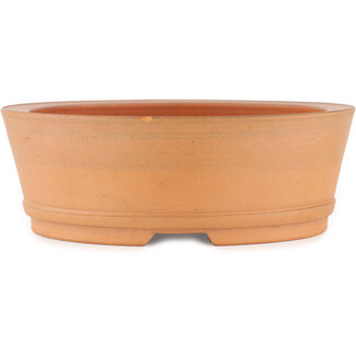 Ito(u)en 215 mm round unglazed bonsai pot by Itouen, Japan