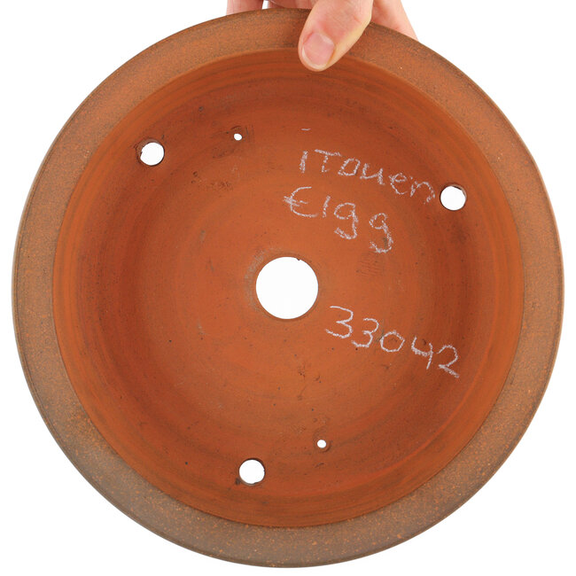 Pot à bonsaï rond non émaillé par Itouen - 220 x 220 x 72 mm